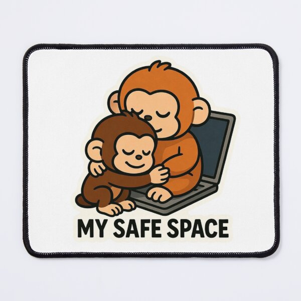 Item preview, Punch-kun Monkey Hugging Orange Doll - Remote Work Comfort & Emotional Support Sticker designed and sold by ZYNORAworld.