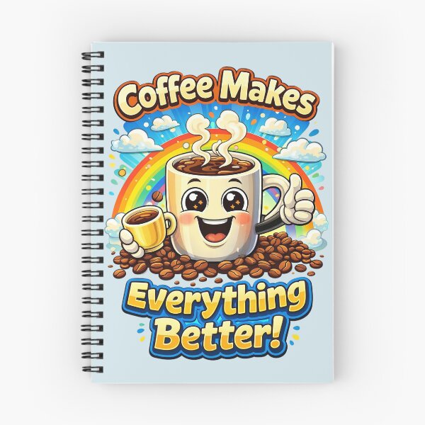 Item preview, Happy coffee motiv with rainbow, kawaii style designed and sold by Adrikul.
