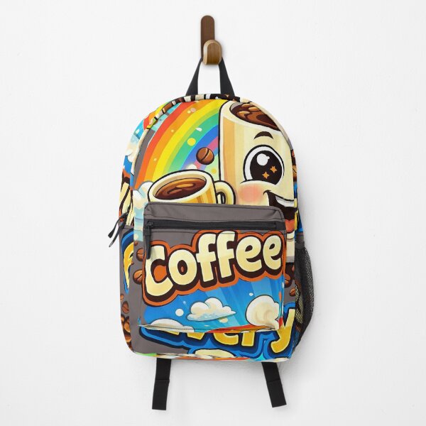Item preview, Happy coffee motiv with rainbow, kawaii style designed and sold by Adrikul.