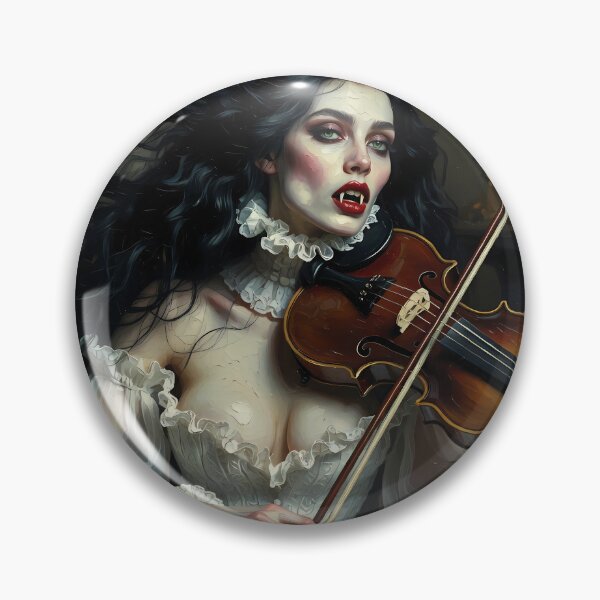 Item preview, Beautiful vampire playing violin. designed and sold by Velvet Smoke Images.