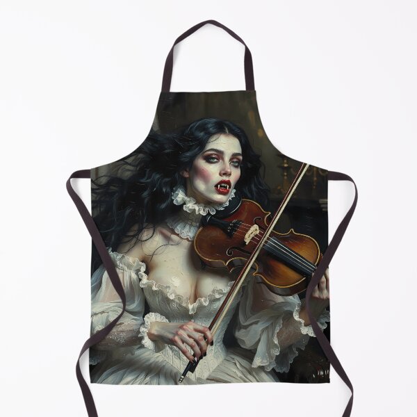 Item preview, Beautiful vampire playing violin. designed and sold by Velvet Smoke Images.