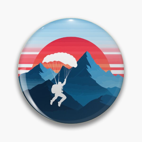 Item preview, Parachute Skydiving Landscape designed and sold by FanFest.