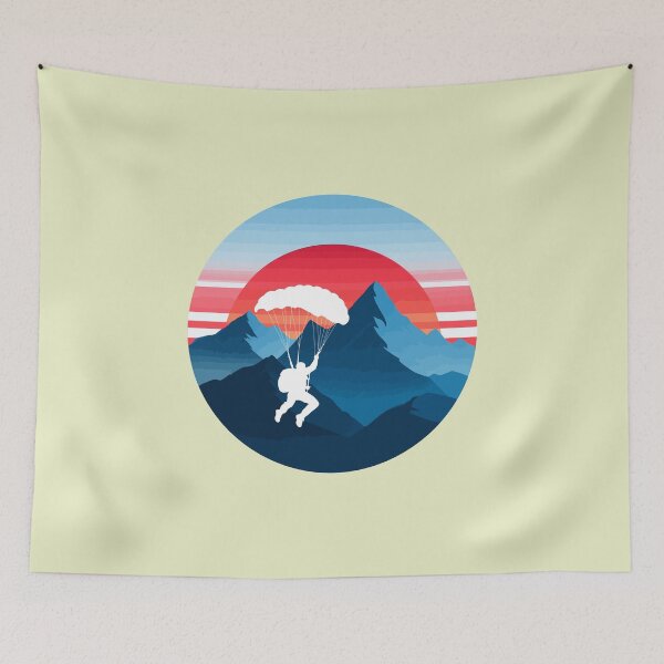 Item preview, Parachute Skydiving Landscape designed and sold by FanFest.