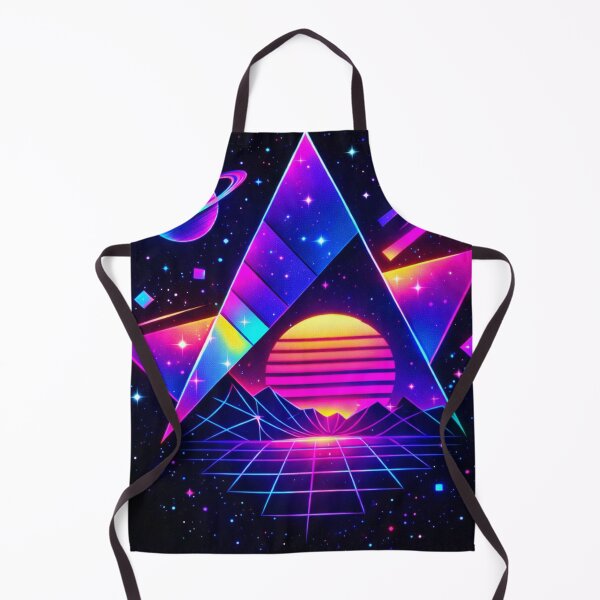 Item preview, Neon Triangle Sunset Grid designed and sold by IMOBILYARI.