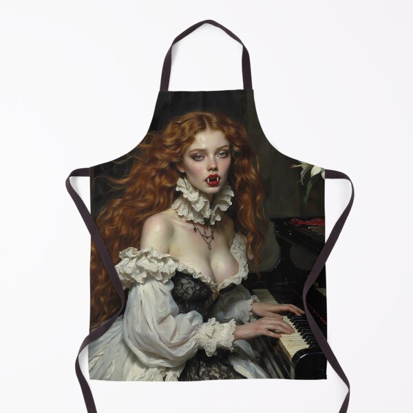 Item preview, Stunning vampire playing piano designed and sold by Velvet Smoke Images.