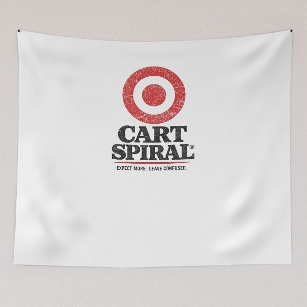 Item preview, Cart Spiral – Target Brand Parody designed and sold by TheArtOfCar.