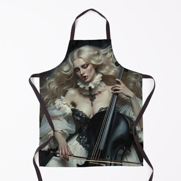 Item preview, Beautiful vampire playing cello. designed and sold by Velvet Smoke Images.
