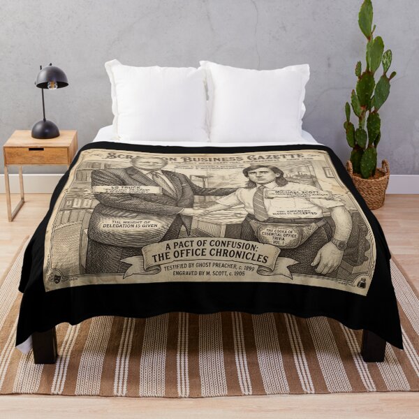 Item preview, The Office Chronicles - Michael Scott and Ed Truck Vintage Engraving designed and sold by ern vintage store.