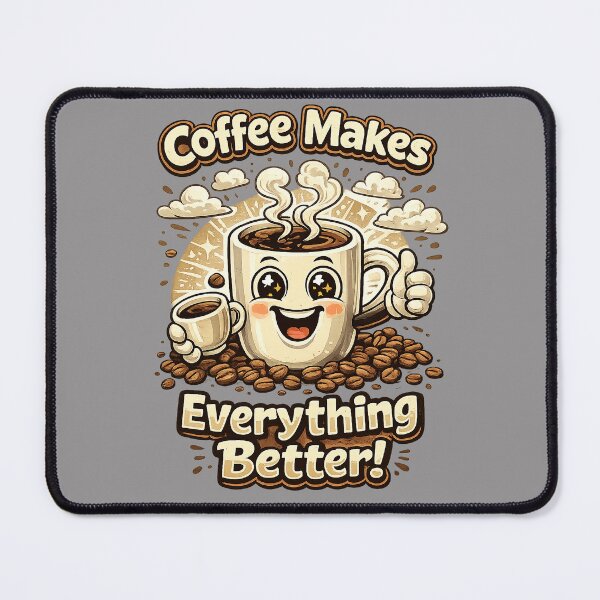 Item preview, Coffee makes everything better, motiv for coffee lovers designed and sold by Adrikul.