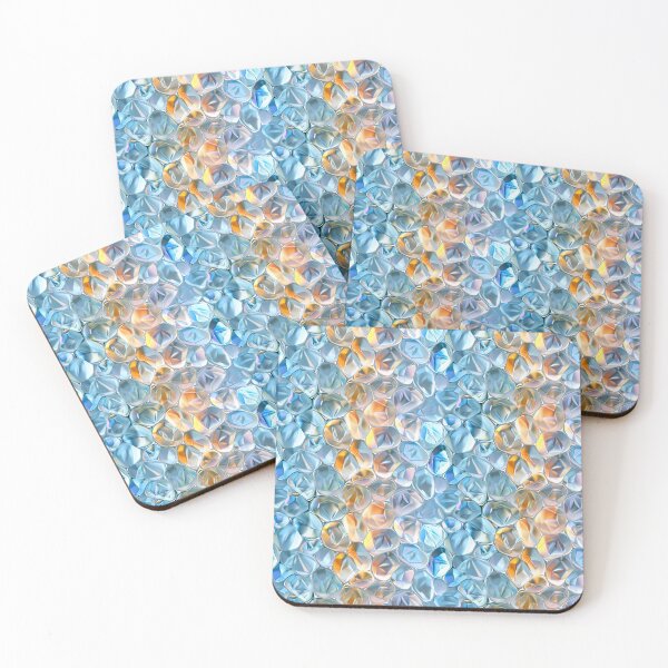 Item preview, Iridescent Geometric Frosted Glass Abstract Pattern designed and sold by NTGUILTY.