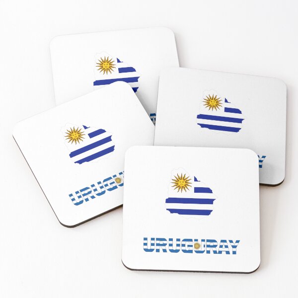 Item preview, Minimalist Uruguay Map Flag Design designed and sold by Crevadstore .