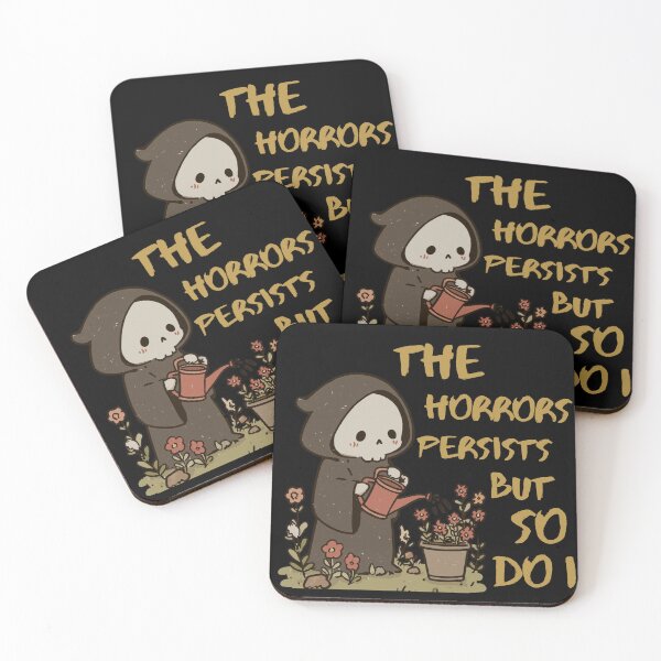 Item preview, The Horrors Persist But So Do I Grim Reaper Flower Meme designed and sold by Region.