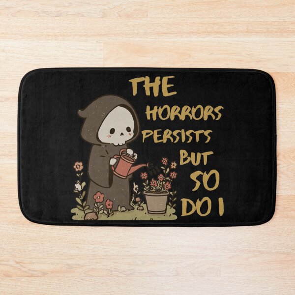 Item preview, The Horrors Persist But So Do I Grim Reaper Flower Meme designed and sold by Region.
