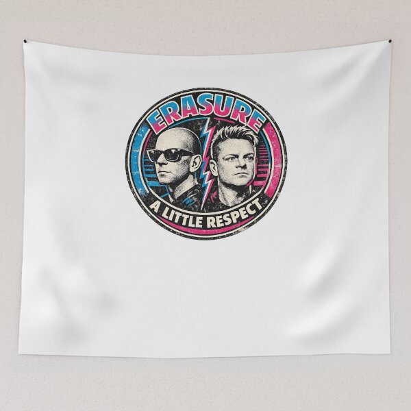 Item preview, Erasure – A Little Respect Retro Portrait designed and sold by TheArtOfCar.