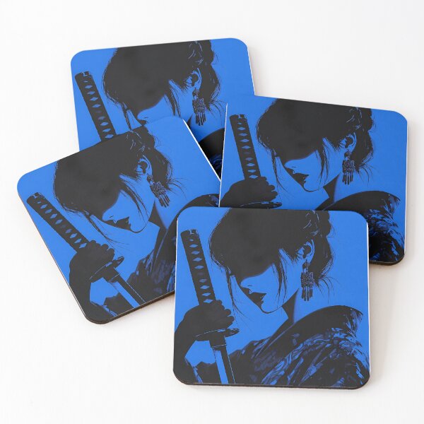 Item preview, Beautiful Samurai girl in elegant kimono designed and sold by Velvet Smoke Images.