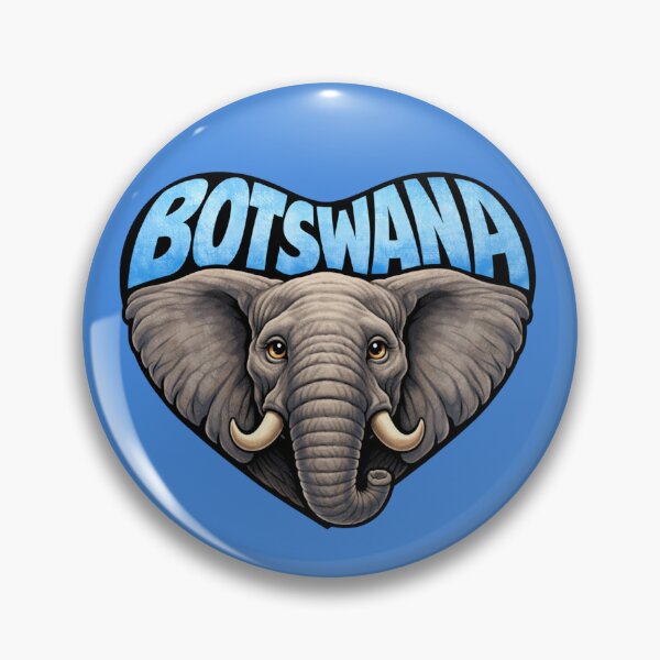 Item preview, Botswana - Elephant Heart Shape designed and sold by Myra365Art.