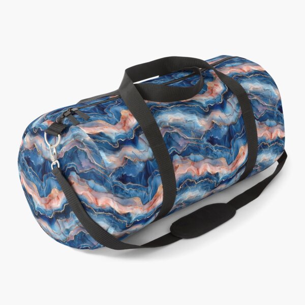 Item preview, Blue and Rose Gold Marble Watercolor Agate designed and sold by NTGUILTY.