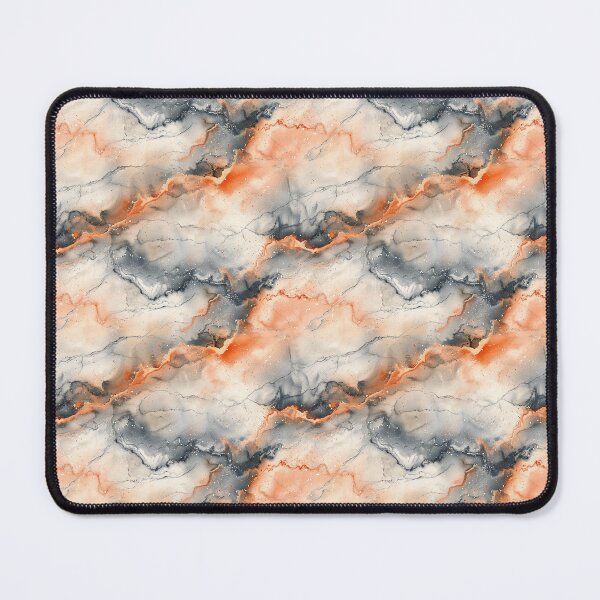 Item preview, Warm Terracotta and Charcoal Watercolor Marble designed and sold by NTGUILTY.