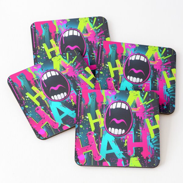 Item preview, Neon "HAHAHA" Meltdown designed and sold by BlazinCreations.