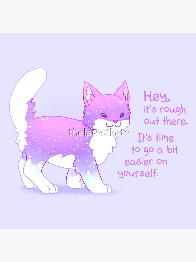"It's Rough Out There" Sparkle Kitten by thelatestkate