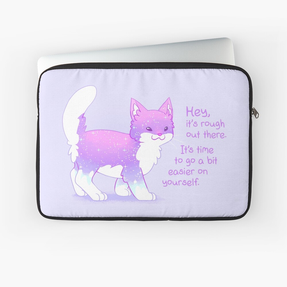 "It's Rough Out There" Sparkle Kitten Laptop Sleeve