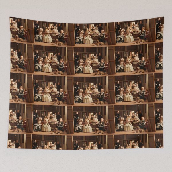 Item preview, Labubu in the style of Velázquez's painting 'Las Meninas'. designed and sold by Natalia-Vlad.