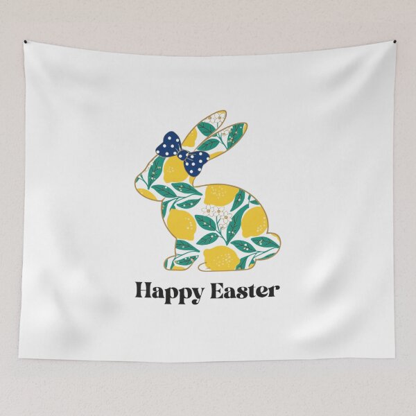 Item preview, Happy Easter Lemon Bunny – Italian Amalfi Citrus Rabbit | Easter Around the World designed and sold by VivoStudio.
