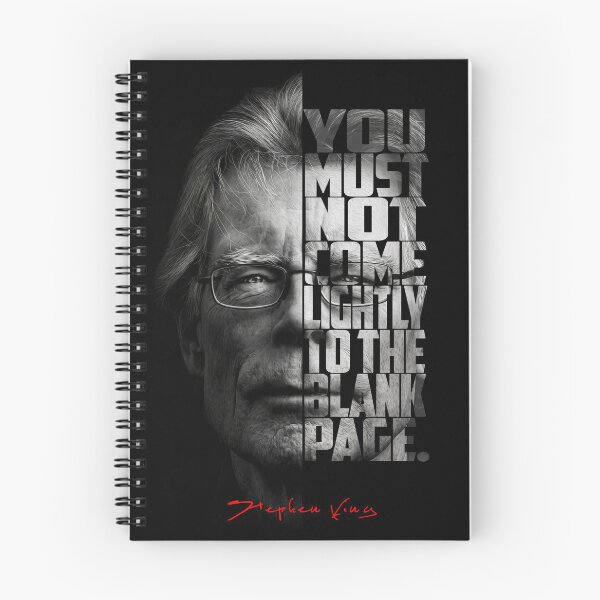 Item preview, Stephen King Split Face Quote Poster designed and sold by Enea Kelo.