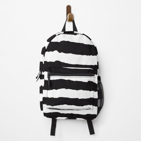 Item preview, Monochrome Rough Horizontal Stripes designed and sold by bubblegoth.