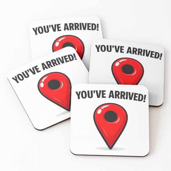 Item preview, You've Arrived Map Pin designed and sold by Jeffsredbubble.