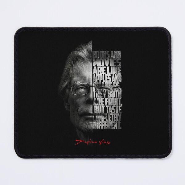 Item preview, Stephen King Split Face Quote Poster designed and sold by Enea Kelo.