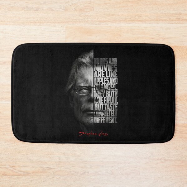 Item preview, Stephen King Split Face Quote Poster designed and sold by Enea Kelo.