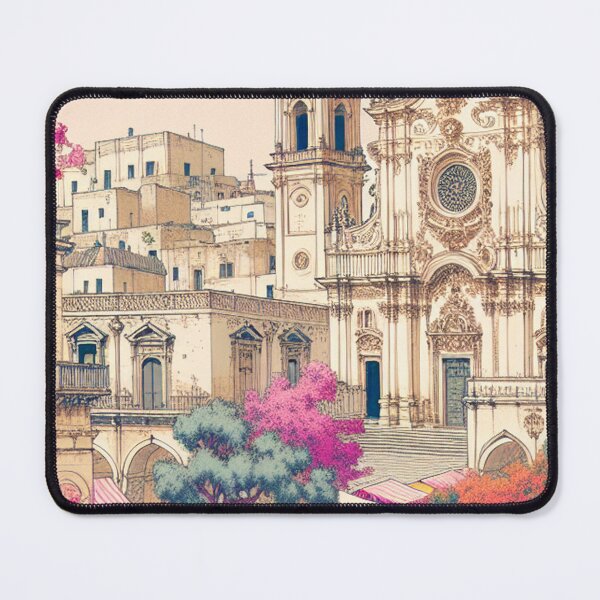 Item preview, Lecce Italy Ukiyo-e Art | Vintage Japanese Woodblock Style designed and sold by Vandy Fullam.