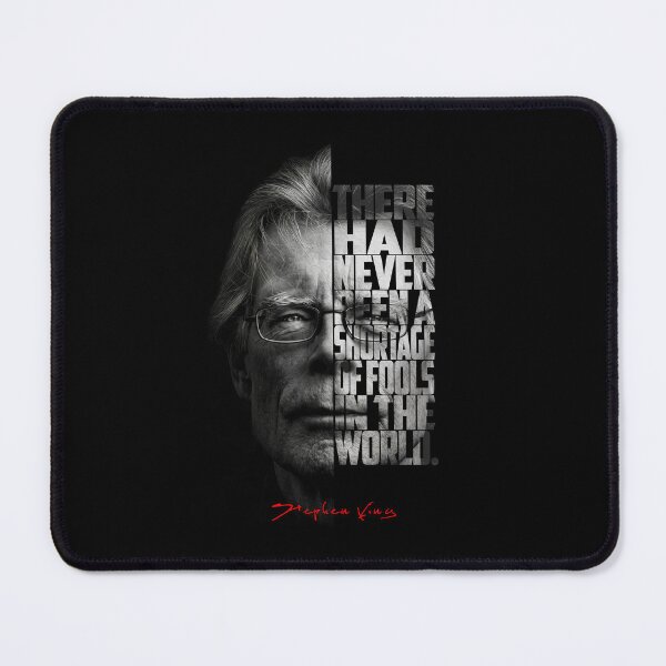 Item preview, Stephen King Split Face Quote Poster designed and sold by Enea Kelo.