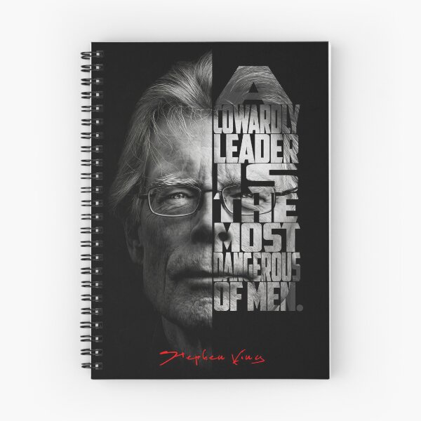 Item preview, Stephen King Split Face Quote Poster designed and sold by Enea Kelo.