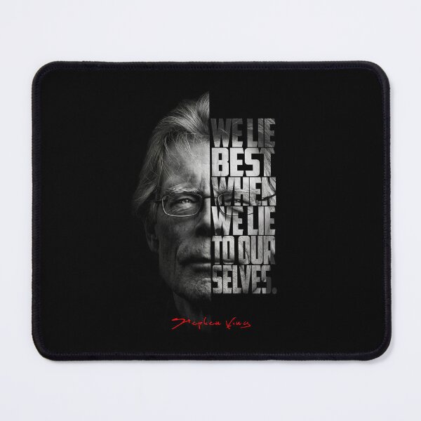 Item preview, Stephen King Split Face Quote Poster designed and sold by Enea Kelo.