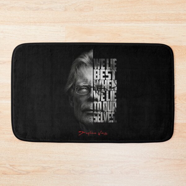Item preview, Stephen King Split Face Quote Poster designed and sold by Enea Kelo.