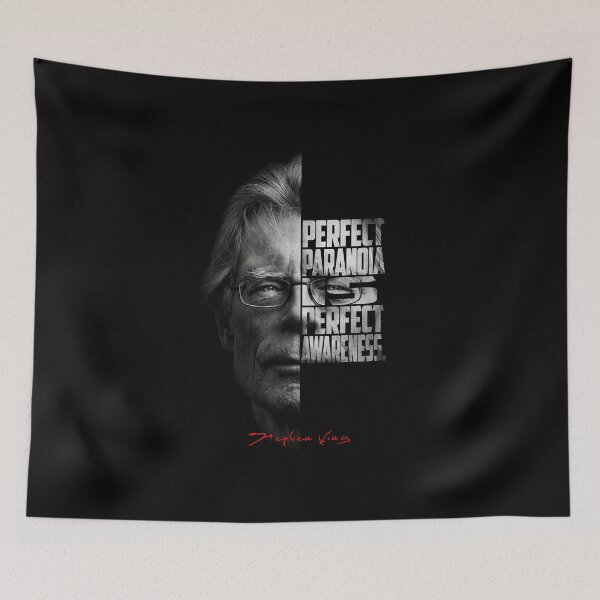 Item preview, Stephen King Split Face Quote Poster designed and sold by Enea Kelo.