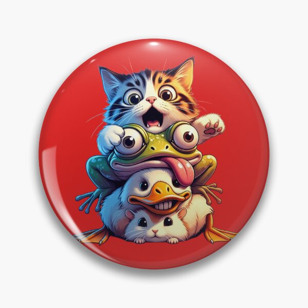 Item preview, Cute Chaotic Animal Stack Meme – Available on Tees, Stickers, Mugs & More designed and sold by Bittor18.