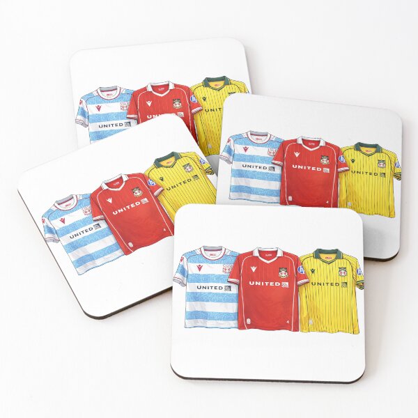 Item preview, Wrexham 2526 Jersey Trio designed and sold by walkingredcard.