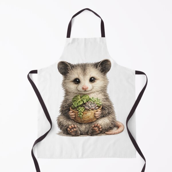 Item preview, Possum Holding Succulents designed and sold by thehaywirehoney.