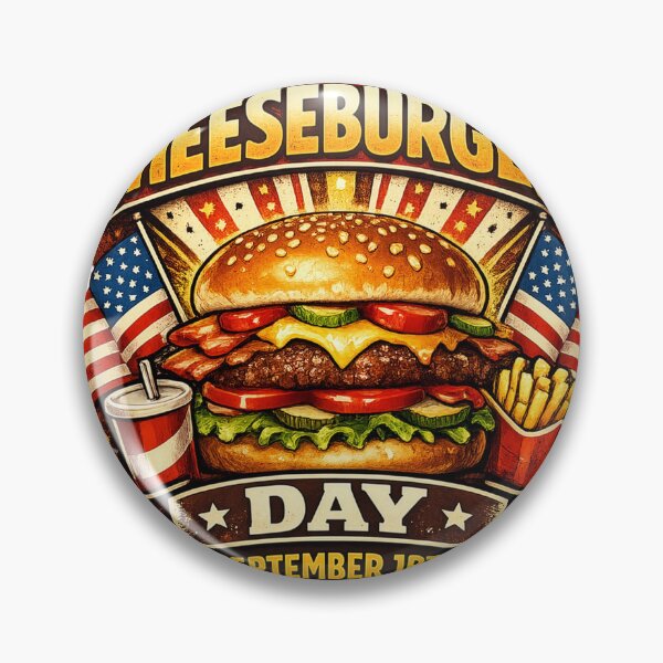 Item preview, National cheeseburger day 18 septermber designed and sold by Kate1art.