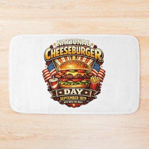 Item preview, National cheeseburger day 18 septermber designed and sold by Kate1art.