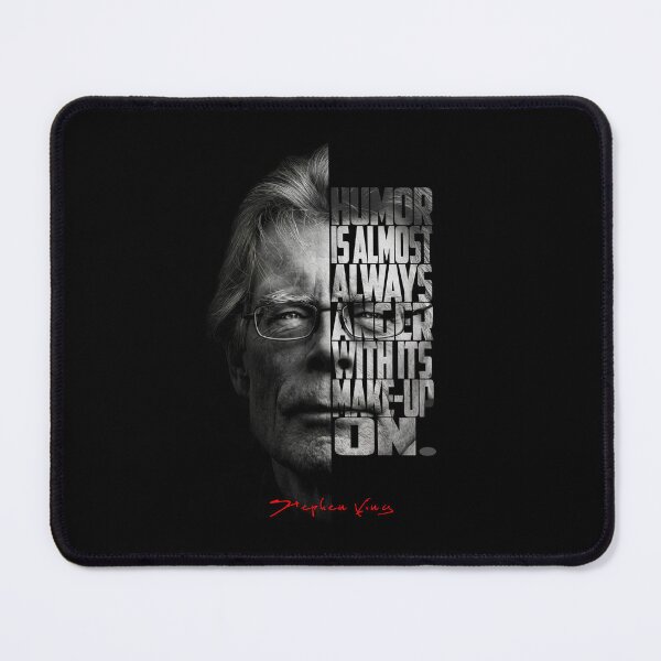 Item preview, Stephen King Split Face Quote Poster designed and sold by Enea Kelo.