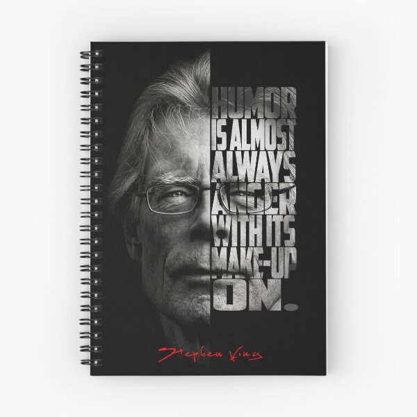 Item preview, Stephen King Split Face Quote Poster designed and sold by Enea Kelo.