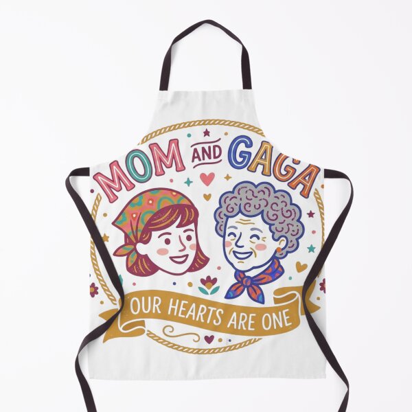 Item preview, Mom And Gaga Our Hearts Are One - Cute Mother's Day Family Badge. designed and sold by Wear Sculpt.