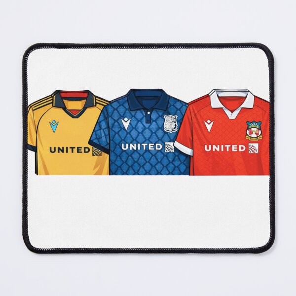 Item preview, Wrexham 2425 Jersey Trio designed and sold by walkingredcard.