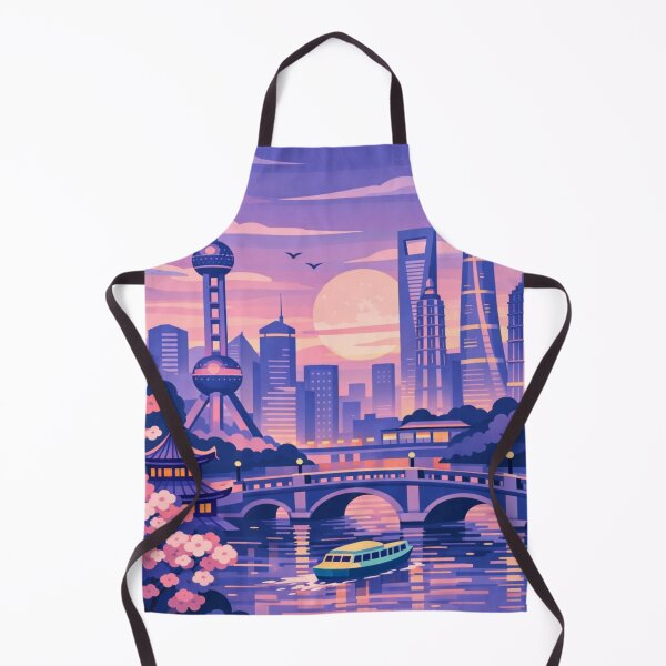 Item preview, Shanghai Postcard Illustration designed and sold by MatthewHeights.