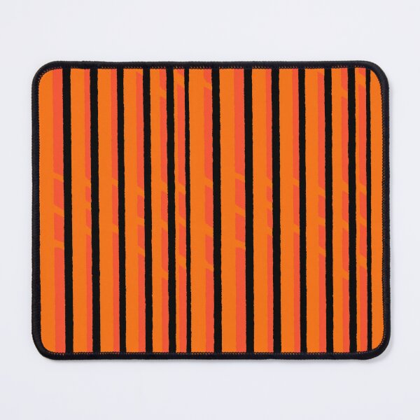 Item preview, Halloween Orange Black Stripe Pattern designed and sold by bubblegoth.