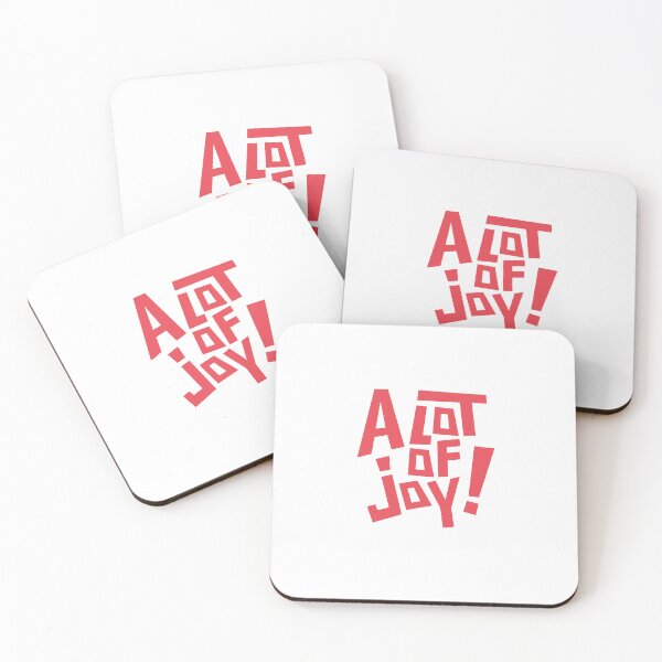 Item preview, A Lot of Joy – Colorful Happiness Typography Statement designed and sold by PhokaPhokich.